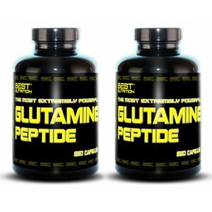 1 + 1 Zdarma: Glutamine Peptide od Best Nutrition 250 kaps + 250 kaps.