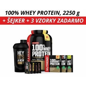 100% Whey Protein - Nutrend 2250 g White Chocolate+Coconut