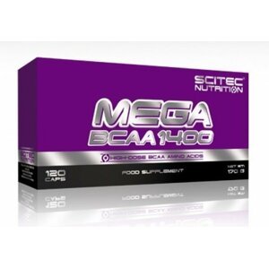 Mega BCAA 1400 - Scitec 120 kaps.