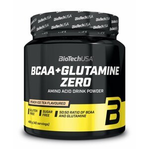 BCAA + Glutamine Zero - Biotech USA 480 g Peach Ice Tea