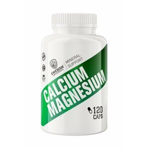 Calcium + Magnesium - Swedish Supplements 120 kaps.