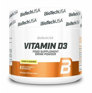 Vitamin D3 práškový - Biotech USA 150 g Lemon