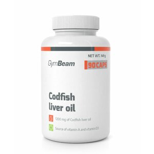 Codfish Liver Oil - GymBeam 90 kaps.