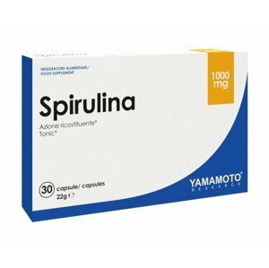 Spirulina (superpotravina: zdroj rostlinných bílkovin) - Yamamoto 30 kaps.