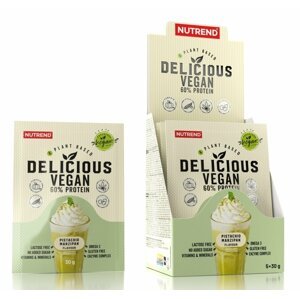 Delicious Vegan 60% Protein - Nutrend 5 x 30 g Pistachio+Marzipan