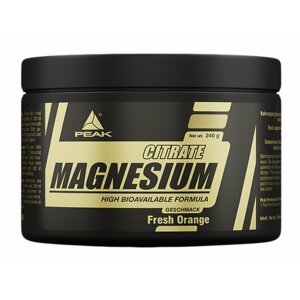 Magnesium Citrate - Peak Performance 240 g Lemon