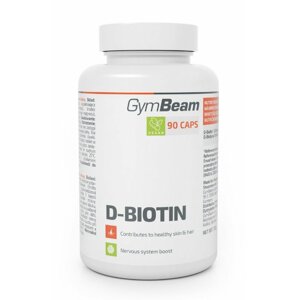 D-Biotin (Vitamin B7) - GymBeam 90 kaps.