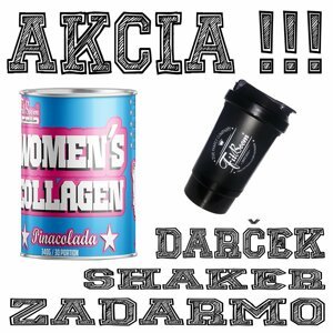 Akce: Womens Collagen + Šejkr Zdarma - FitBoom 340 g Pinacolada