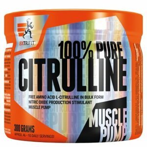 Citrulline 100% Pure Powder - Extrifit 300 g Orange