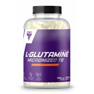L-Glutamine Micronized T6 - Trec Nutrition 240 kaps.