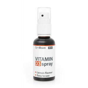 Vitamin D3 Spray - GymBeam 30 ml. Lemon