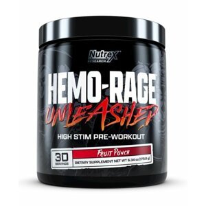 Hemo-Rage Unleashed - Nutrex 179,8-199,2 g Fruit Punch