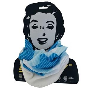 Sulov Sportovní šátek s FLÍSEM - modro-bílý