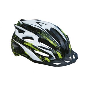 Sulov TOP-QUATRO 3 bílo/zelená cyklistická helma - L