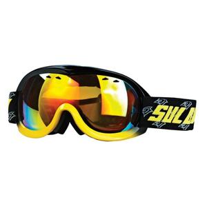 Sulov Passo 2 žluto/černé juniorské lyžařské brýle - Oranžový + REVO červená