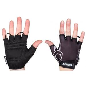 Merco BG Gel 02 cyklistické rukavice - XS - růžová-černá