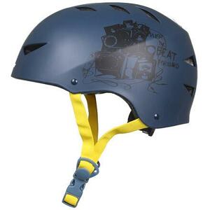 Nijdam Deluxe helma in-line modrá-žlutá - S