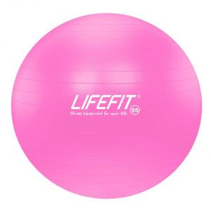 Lifefit ANTI-BURST 55 cm, růžový Gymnastický míč