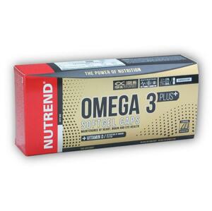 Nutrend Omega 3 Plus Compressed Caps 120 kapslí