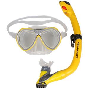 Aqua Speed Aura Evo dětský potápěčský set - žlutá