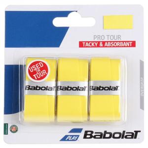Babolat Pro Tour overgrip 2016 vrchní omotávka 0,6mm, 3ks - 3 ks - černá