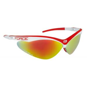 Force AIR bílo-červené cyklistické brýle