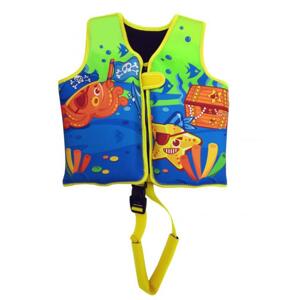 Dětská neoprenová plovací vesta Neo Splash Pirates žlutá 11-18 kg