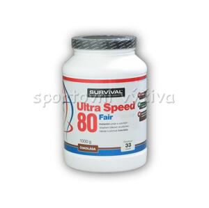 Survival Ultra Speed 80 Fair Power 1000 g - Jahoda jogurt