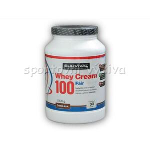 Survival Whey Cream 100 Fair Power 1000g - Čokoláda