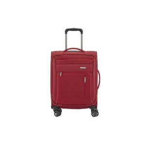 Travelite Capri 4w S palubní kufr Red 55 cm 38l