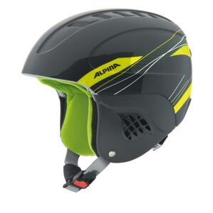 Alpina Carat juniorská lyžařská helma - 48-52, black green