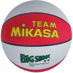 Mikasa BIG SHOOT B-6 červeno/bílý basketbalový míč - Červená