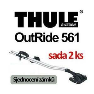 Thule OutRide 561 střešní nosič sada 2ks a sjednocení zámků