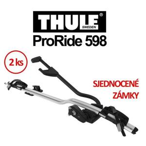 Thule ProRide 598 střešní nosič sada 2 ks a sjednocení zámků