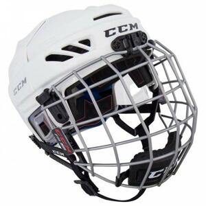 Hokejová helma CCM Fitlite 3DS Combo YTH - růžová, Dětská, 47-55cm