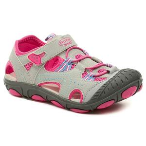 Rock Spring Grenada šedo růžové dětské sandály - EU 35