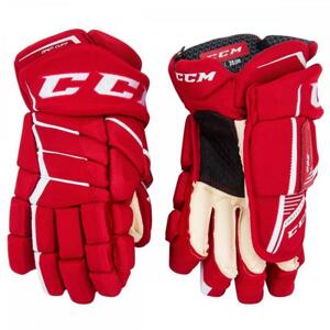 Hokejové rukavice CCM JetSpeed FT390 sr - černá-červená-bílá, Senior, 13