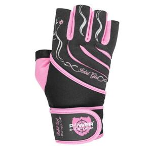 Power System Dámské fitness rukavice Rebell Girl růžové - XS