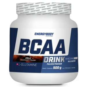 EnergyBody BCAA + L-Glutamine Drink 500g - červené plody