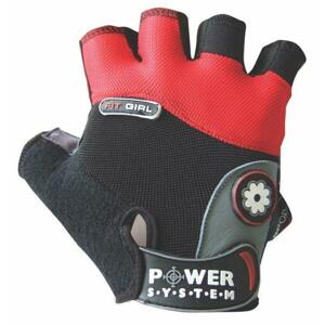 Power System fitness rukavice Fit Girl červené - XS