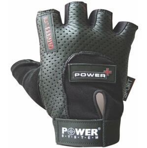 Power System fitness rukavice Power Plus černé - M
