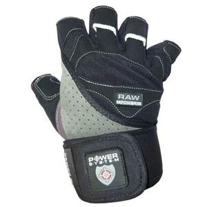 Power System fitness rukavice Raw Power černé - M
