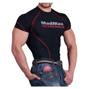 Madmax Kompresní triko s kratkým rukávem Black-Red - M