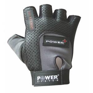 Power System fitness rukavice Power Plus šedé - L