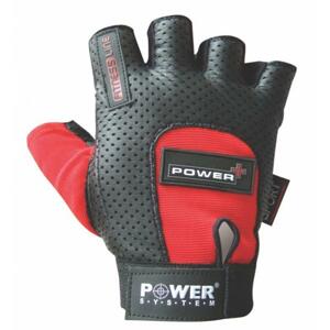 Power System fitness rukavice Power Plus červené - L
