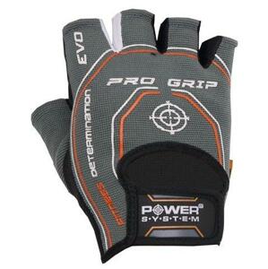 Power System Fitness Rukavice Pro Grip Evo šedé - L