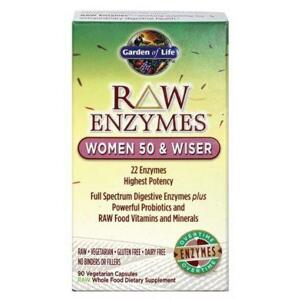 Garden of Life RAW Enzymy Women 50 Wiser pro ženy 90 kapslí