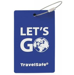 TravelSafe visačka Rubber Luggage ID royal blue
