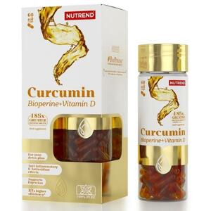 Nutrend Curcumin + Bioperine + Vitamin D 60 kapslí