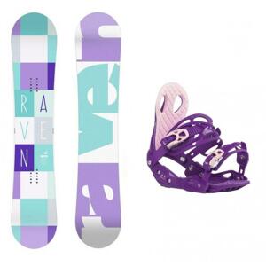 Raven Laura 2018 dámský snowboard + vázání Gravity G2 Lady Purple - 142 cm + M (EU 38-42)